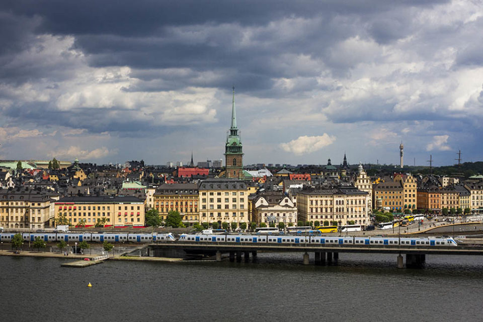 Stockholm city landscape