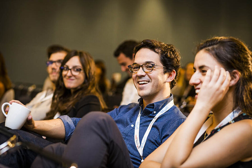 Montreal event photographer -Attendees enjoying a conference