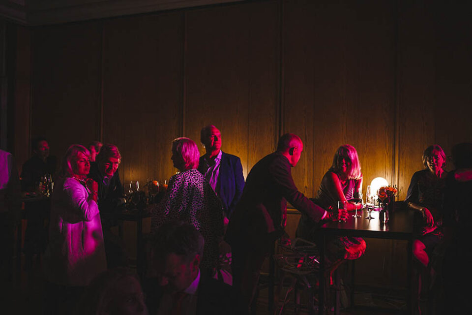 People at a corporate event in Montreal by a professional Montreal event photographer