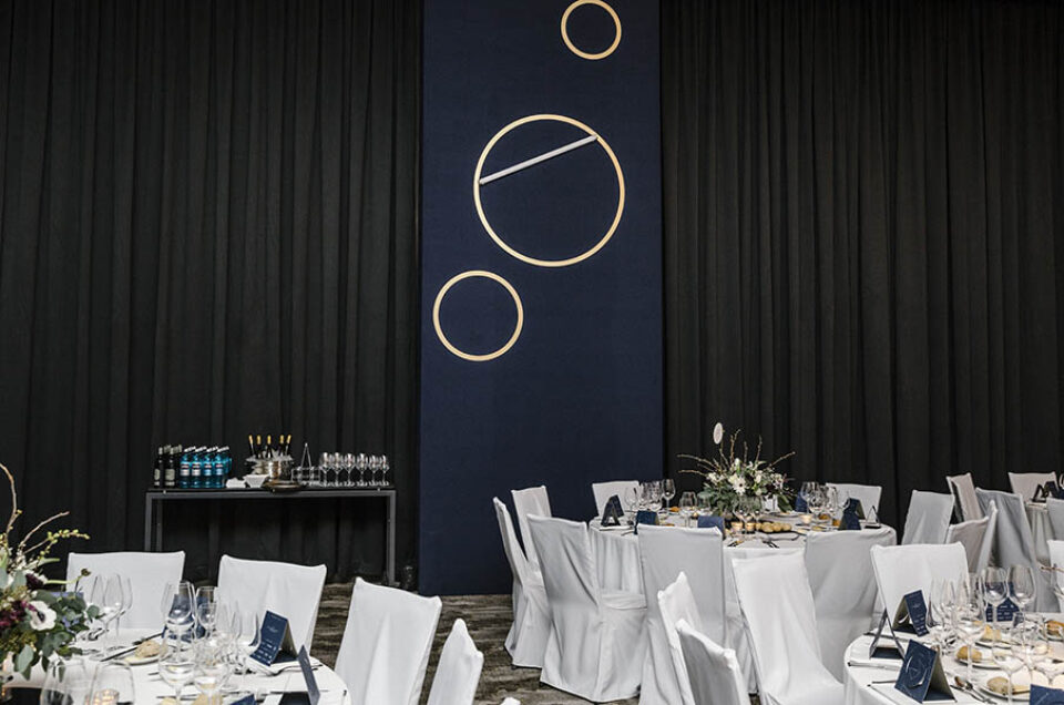 Event ballroom setup