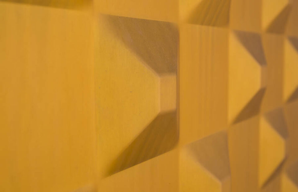 Berliner Philharmonie golden metal shell detail