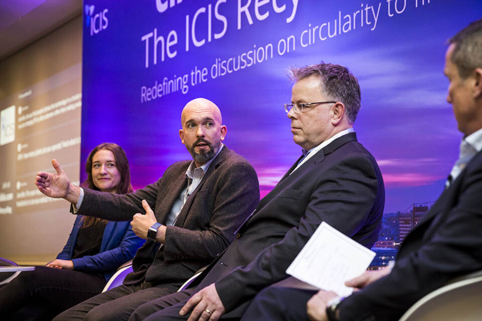 Event panelist makes a point