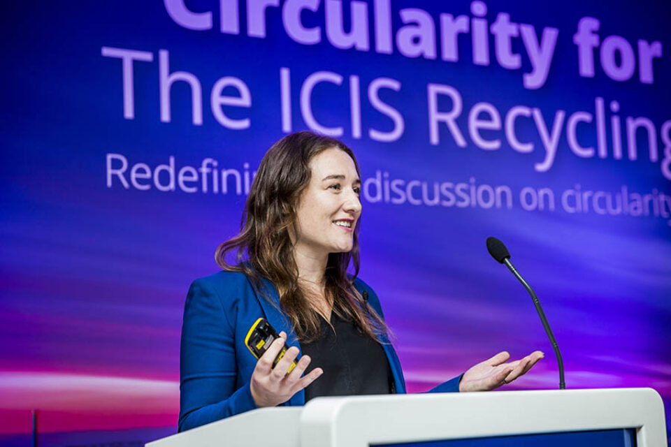 Speaker at event onstage