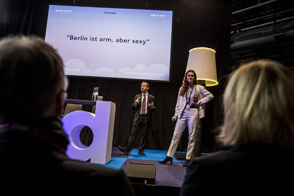 Opening presentation, corporate event