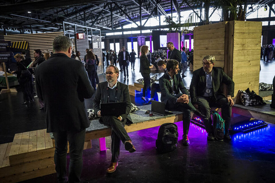 Doing business at an event