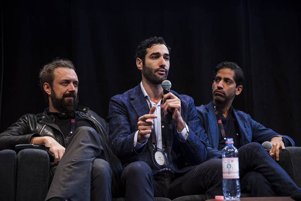 Group of panelists during discussion