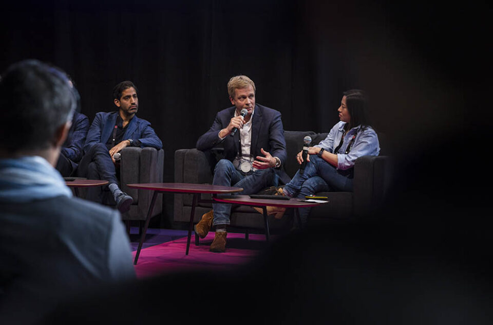 Event panelists discussing