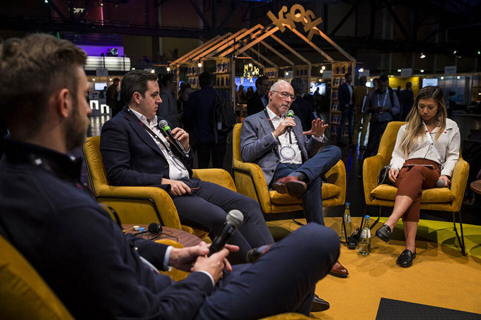 Event panel discussion in progress