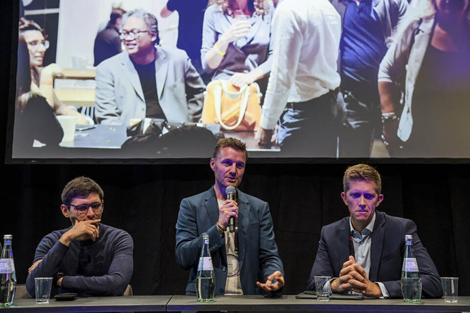 Panelist makes short presentation