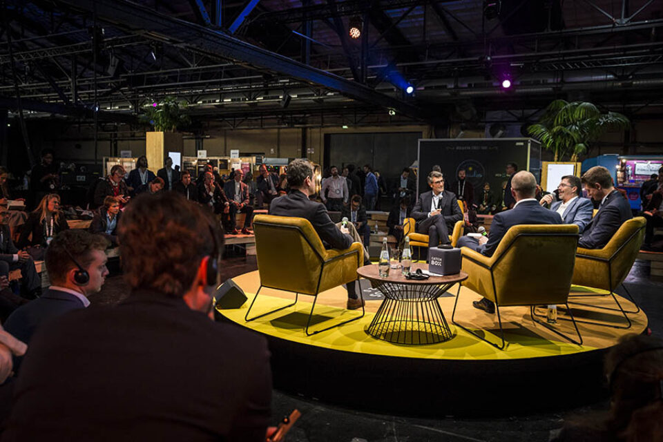 Event panel discussion taking place