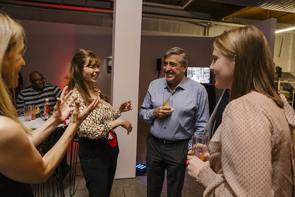 Guests networking at Montreal corporate event