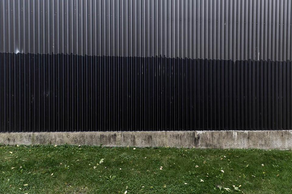 Minimal urban landscape composition