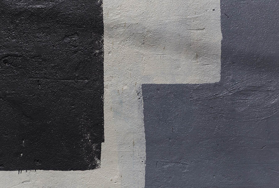 Painted wall abstract