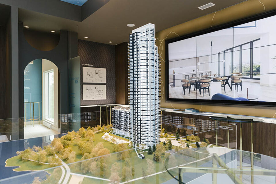 Condo project scale model