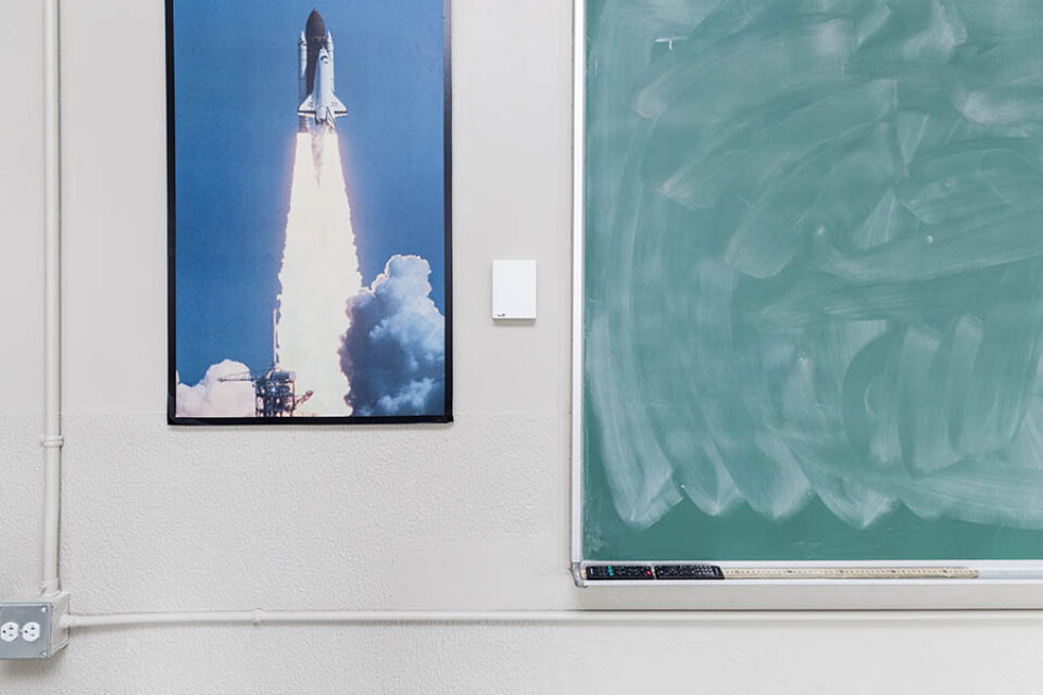 Belimo sensor in classroom