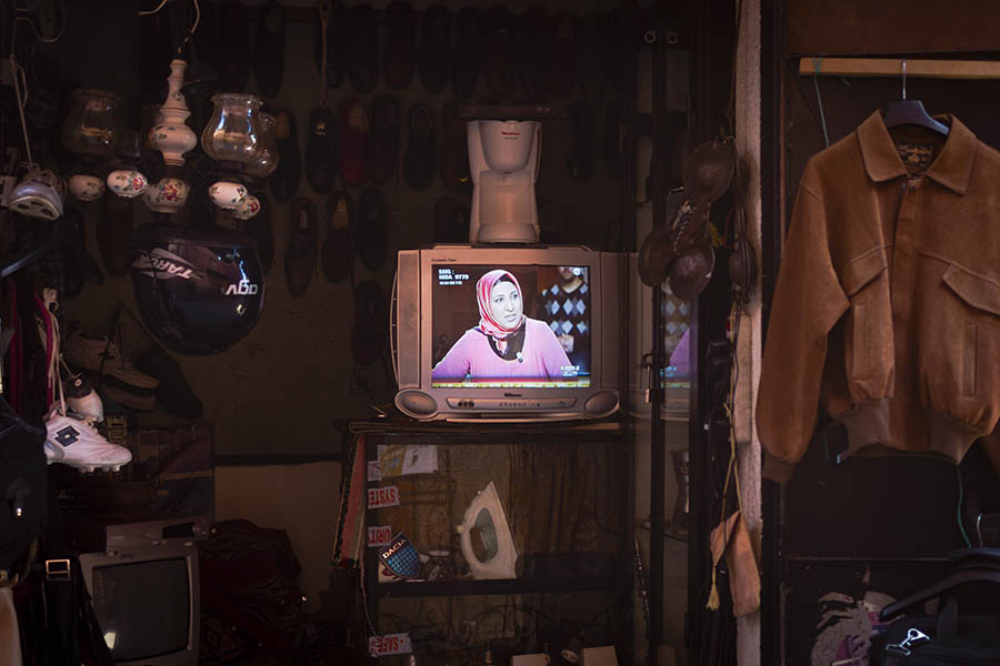 Woman on TV