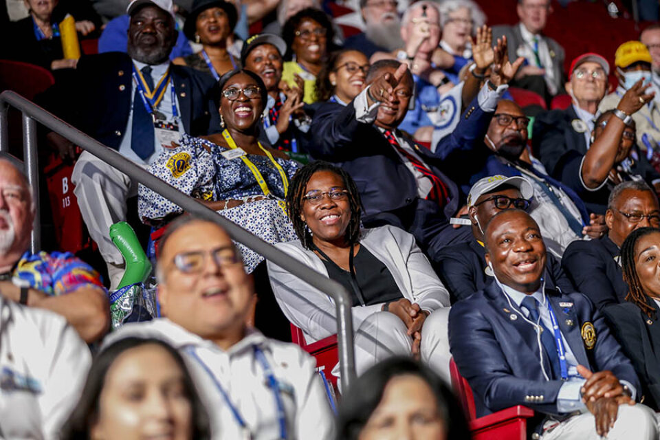 Audience enjoying convention in Montreal