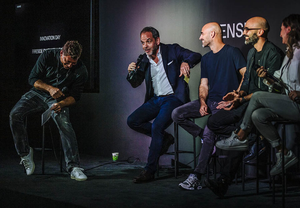 Fireside chat at Montreal tech event