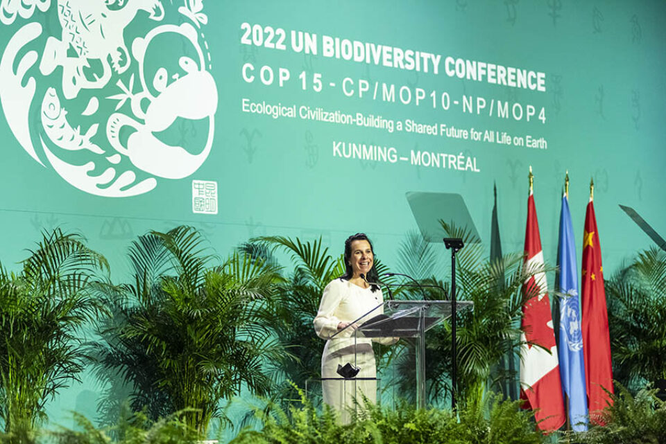 Montreal Mayor, Valerie Plante, COP15 Montreal