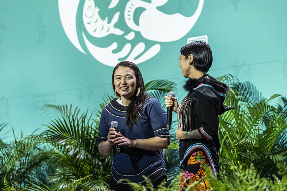 Indigenous performers, COP15, Montreal event photography