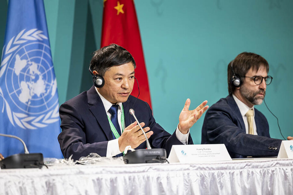 COP15 President, Huang Runqiu, by Montreal event photographer