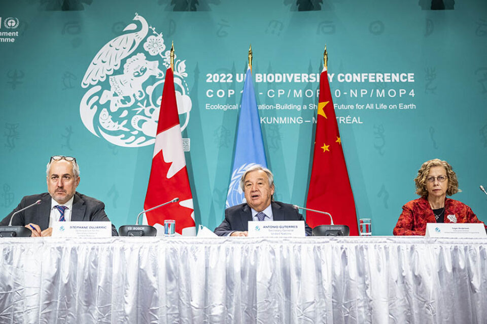 UN Secretary General at COP15 Montreal
