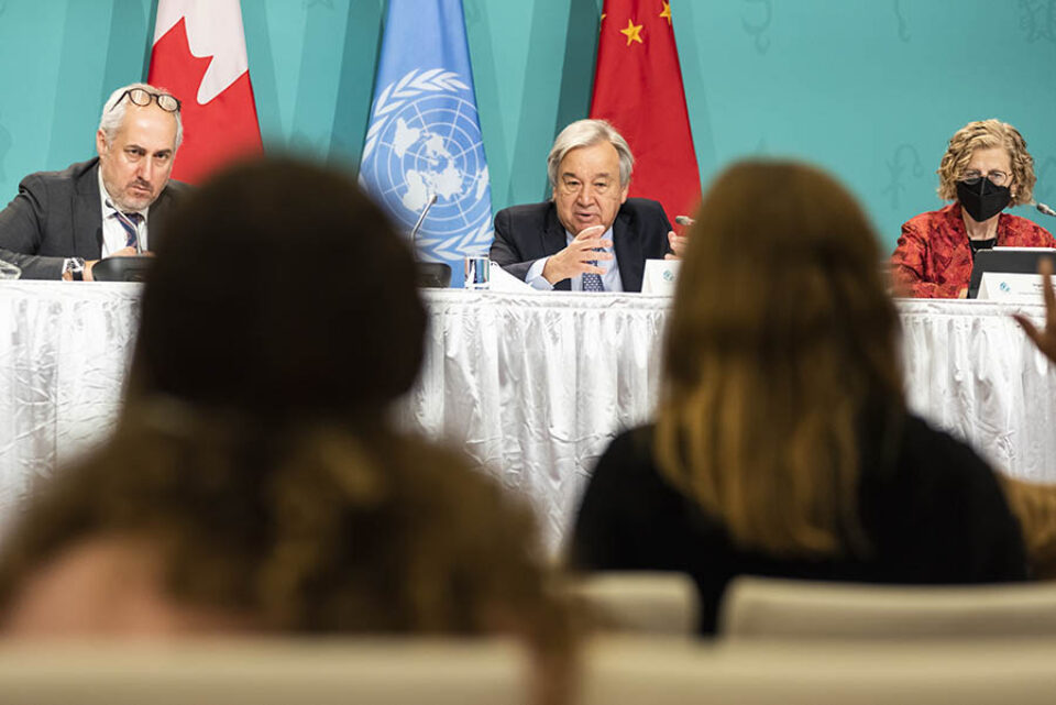 UN Secretary General at COP15 Montreal