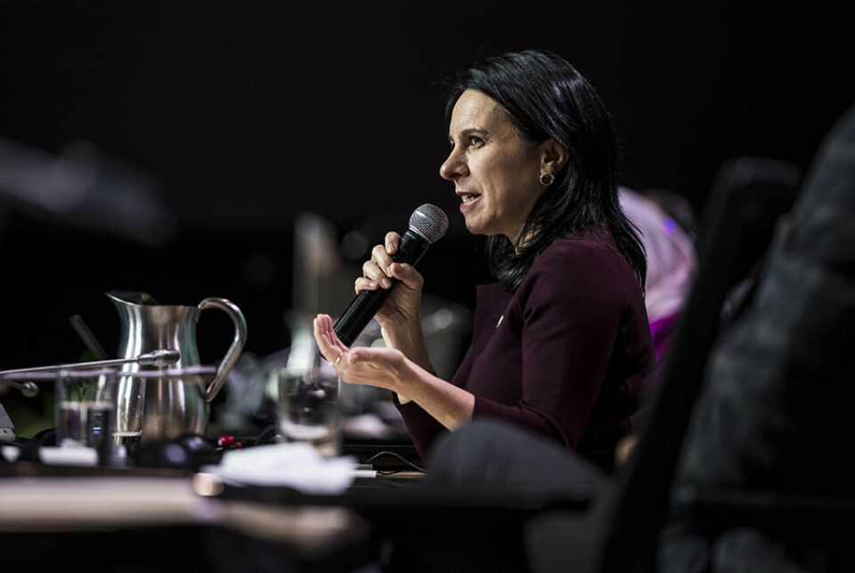 Montreal event photographer shot of Mayor of Montreal, Valerie Plante