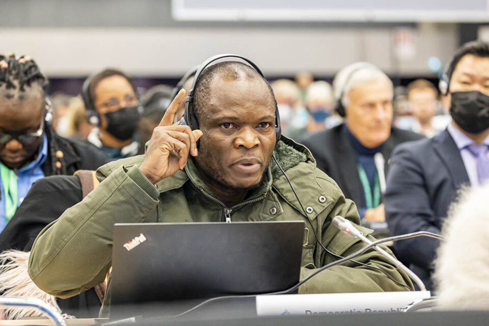 Angry delegate at COP15 event in Montreal