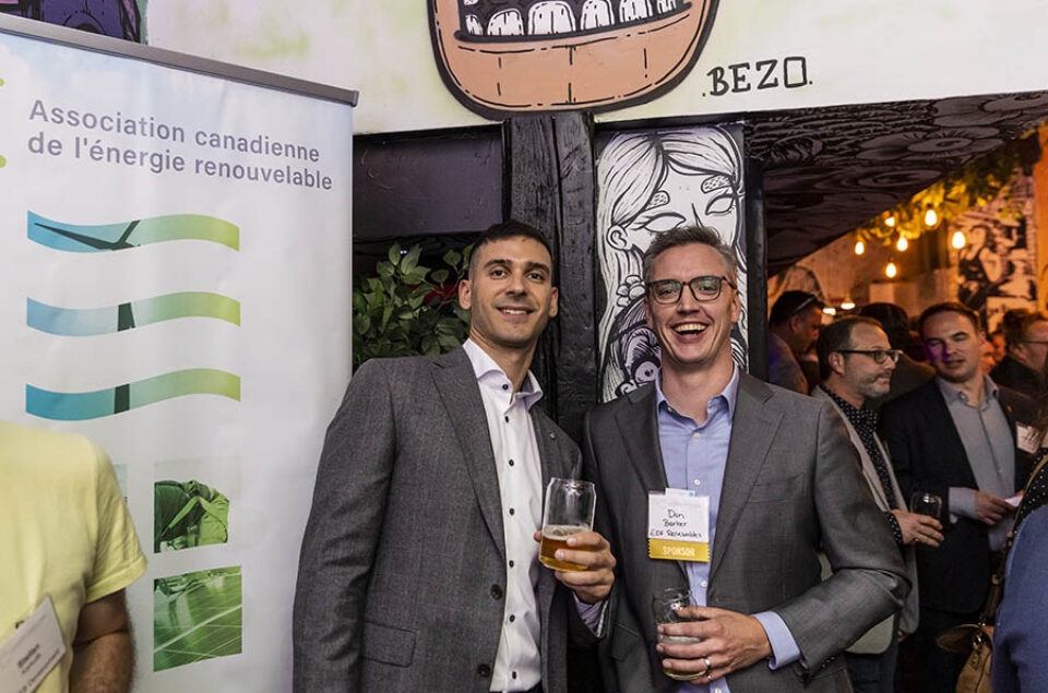 Guests at a networking event in Montreal