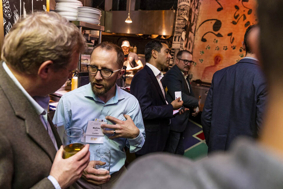 Networking at Montreal event