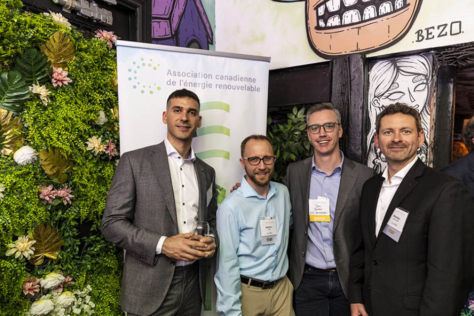 Sponsor photo, corporate event in Montreal
