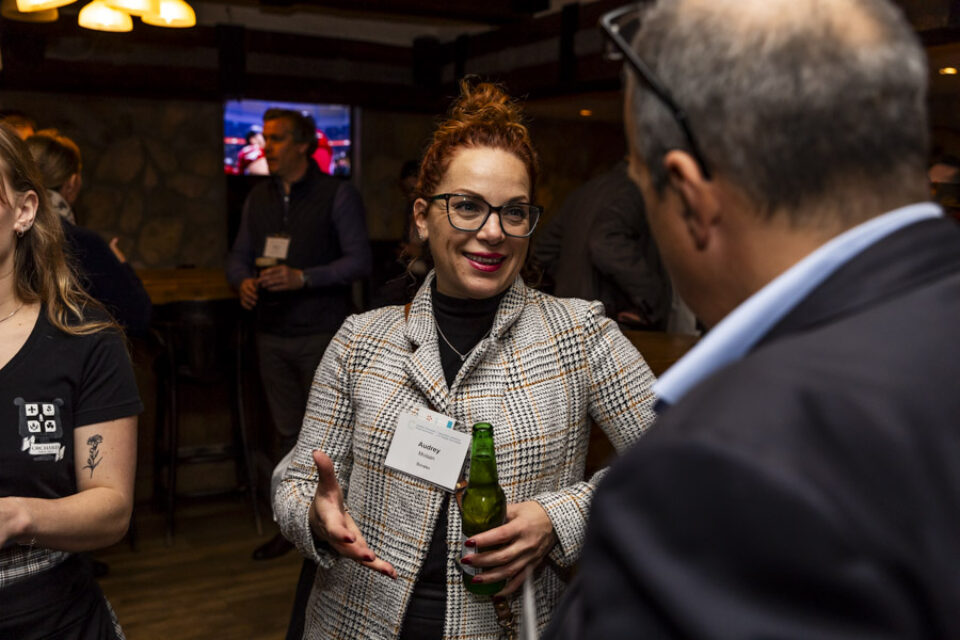 Corporate event guests, Montreal networking event photography