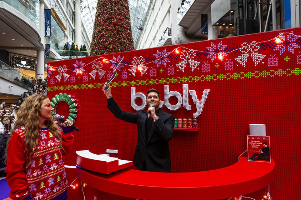Michael Bublé at a Toronto corporate event