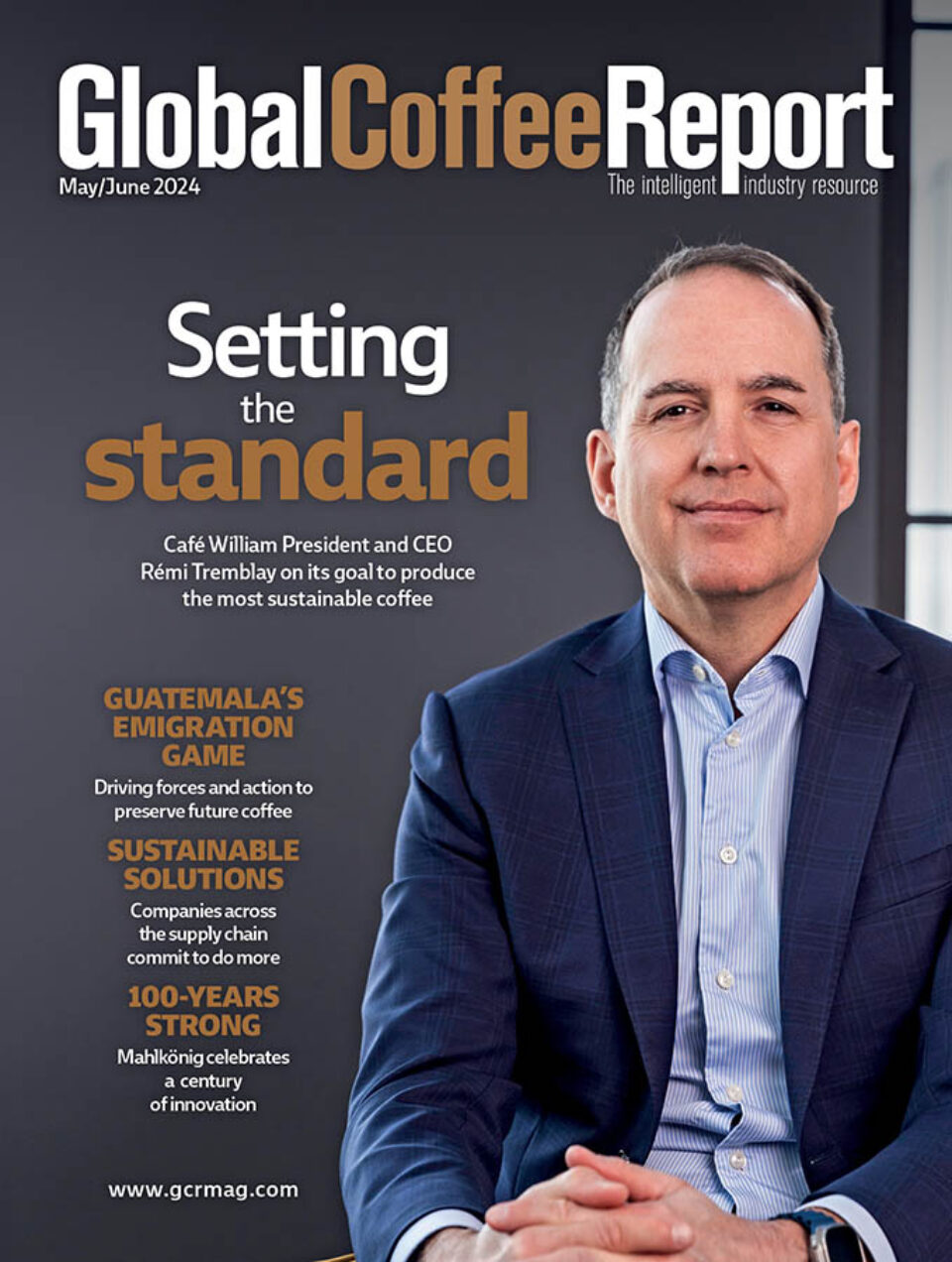 Global Coffee Report May/June 2024 cover by photographer Dominic Blewett