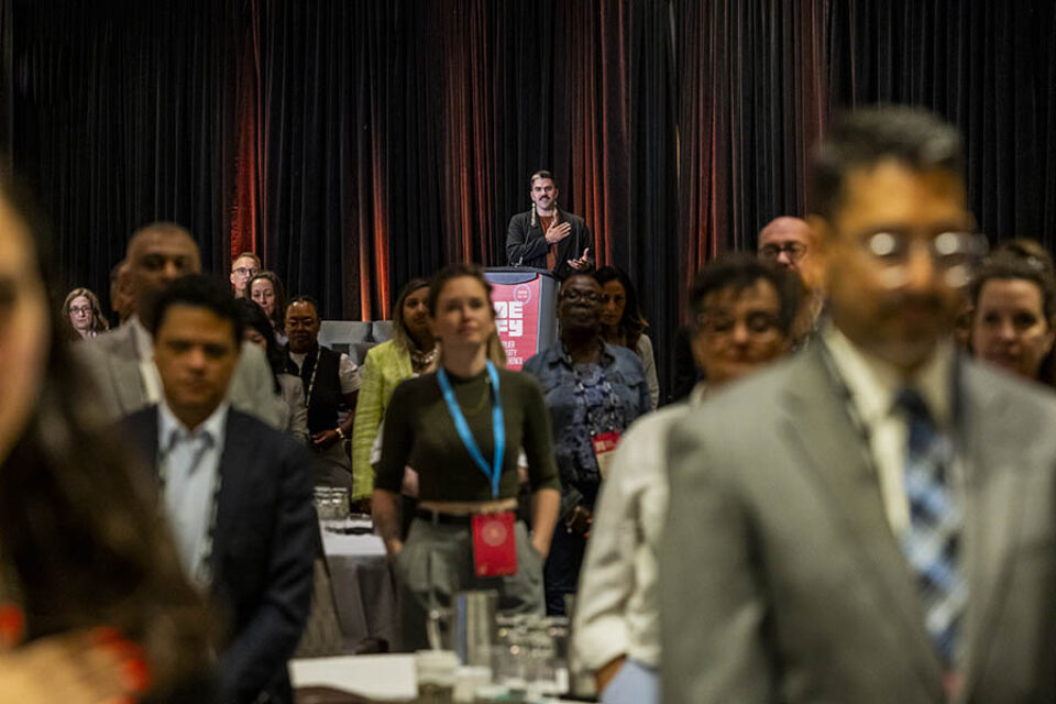 Indigenous ritual, corporate event photography Montreal
