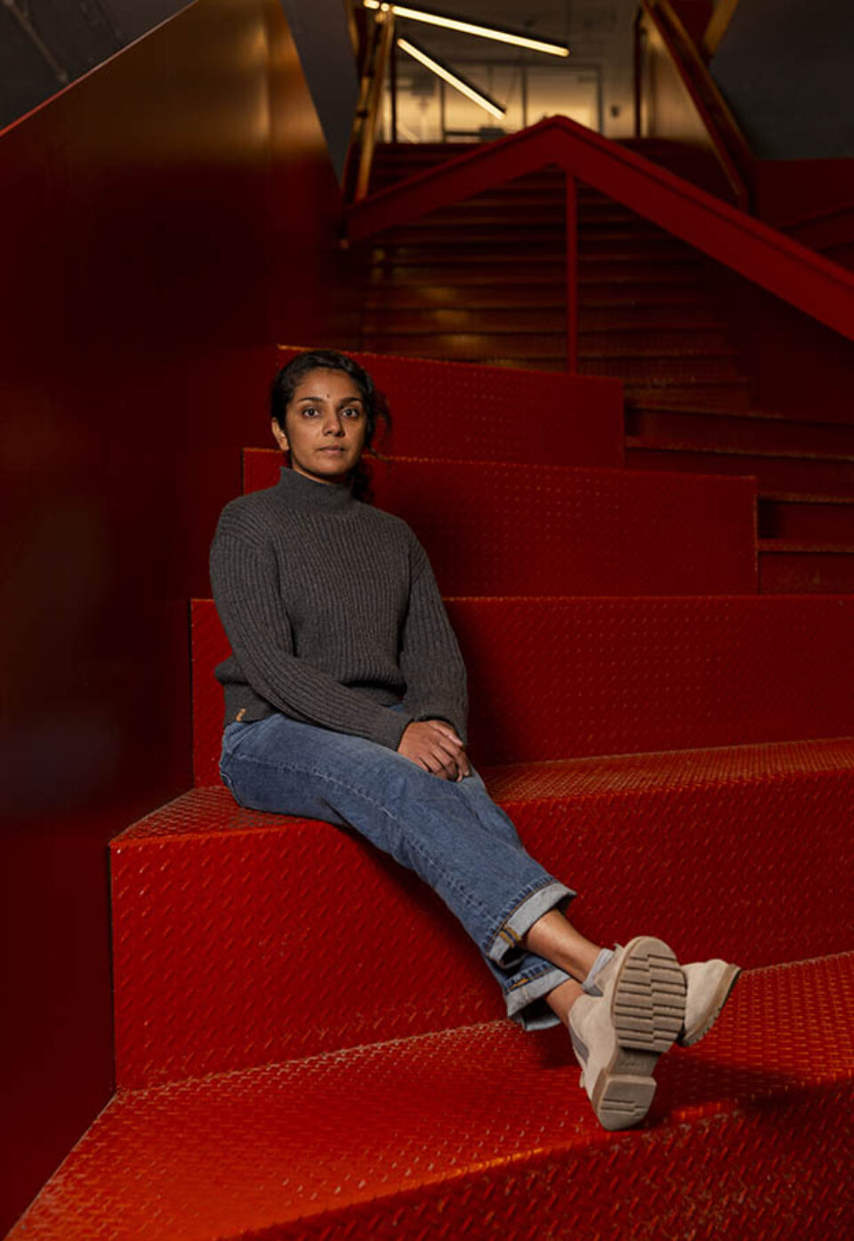 Dhanya Sridhar portrait, Montreal editorial portrait photography