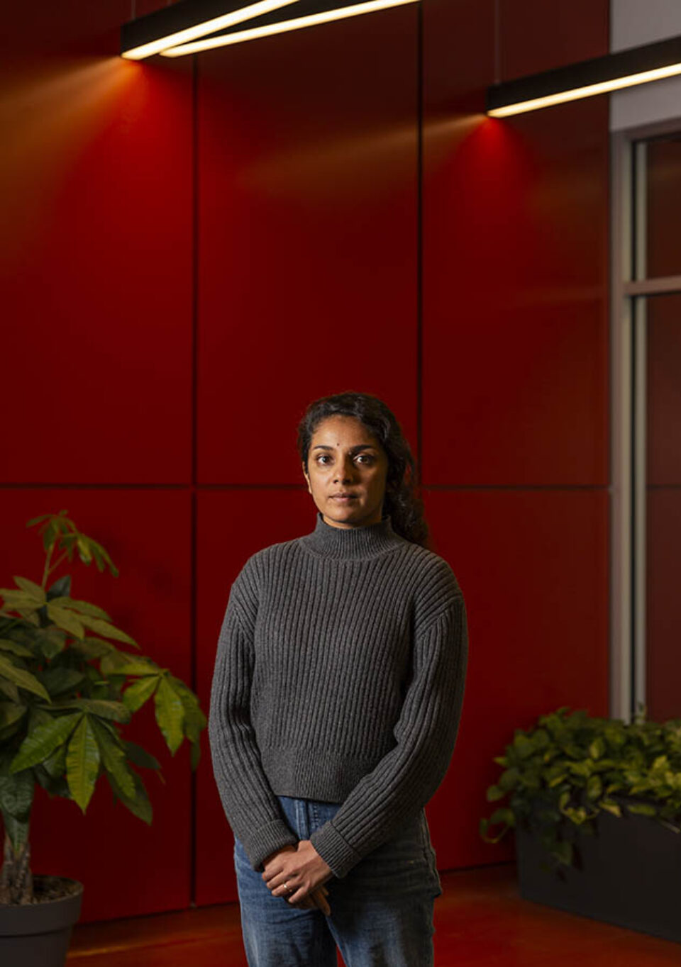 Editorial portrait of Dhanya Sridhar