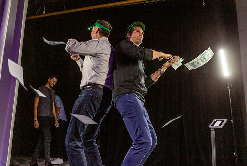 360 degree selfie installation at Montreal corporate event