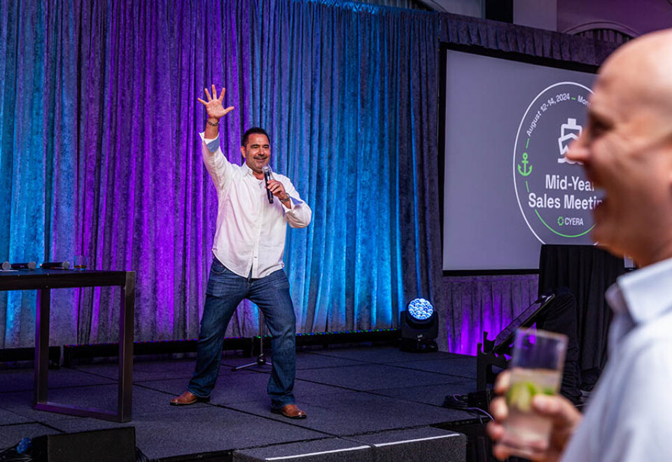 Karaoke at a Montreal event
