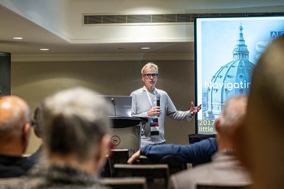 Breakout session presentation at a corporate event in Montreal
