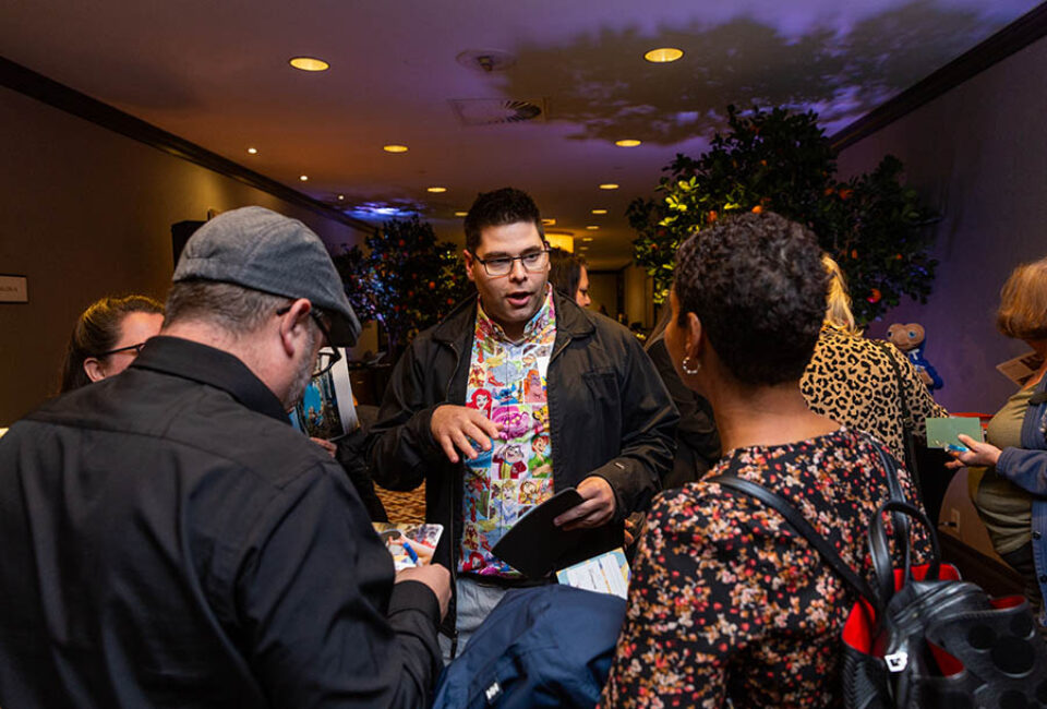 Montreal corporate event delegates interacting