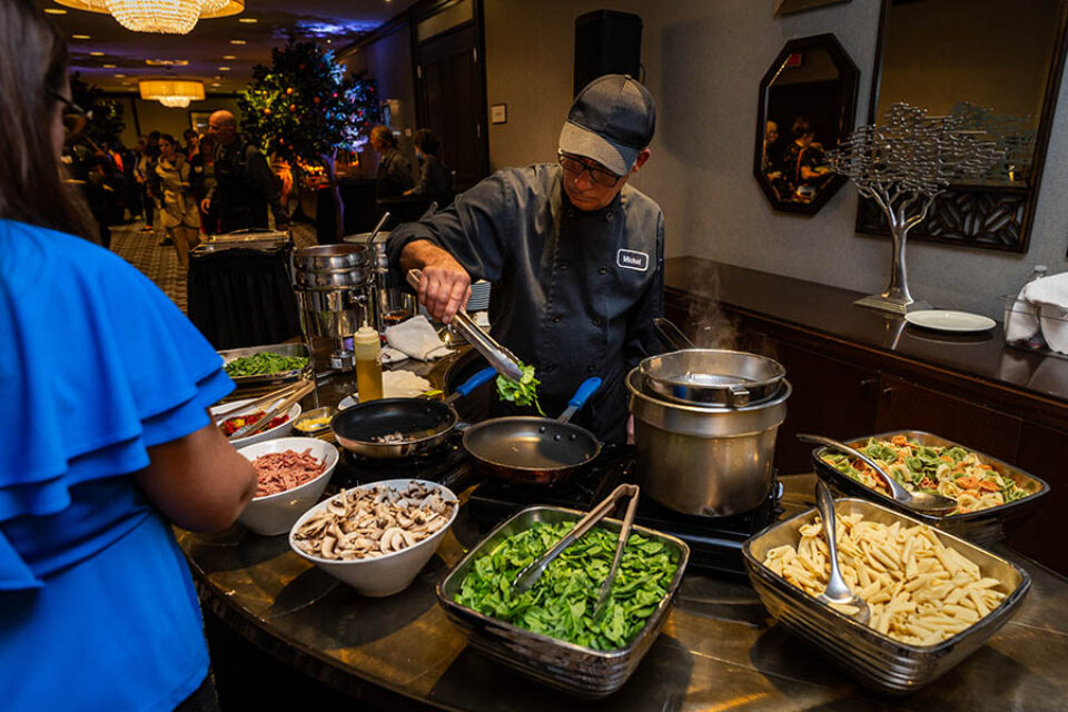 Chef at corporate event, Montreal event photography