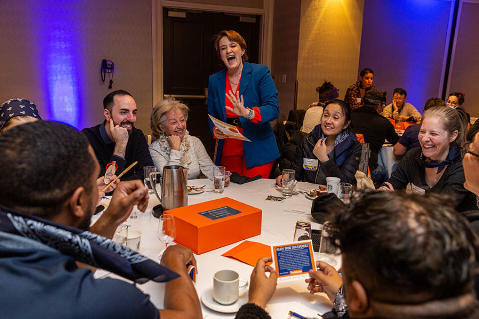 An enjoyable activity at a corporate event in Montreal