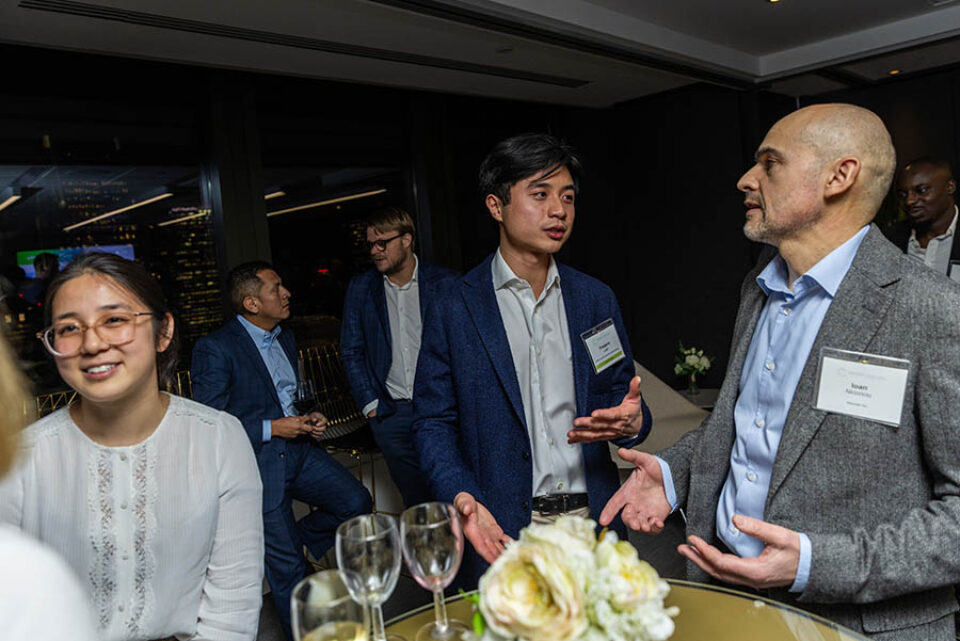 Montreal networking event guests chatting
