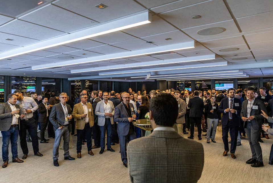 Audience for Montreal networking event speaker