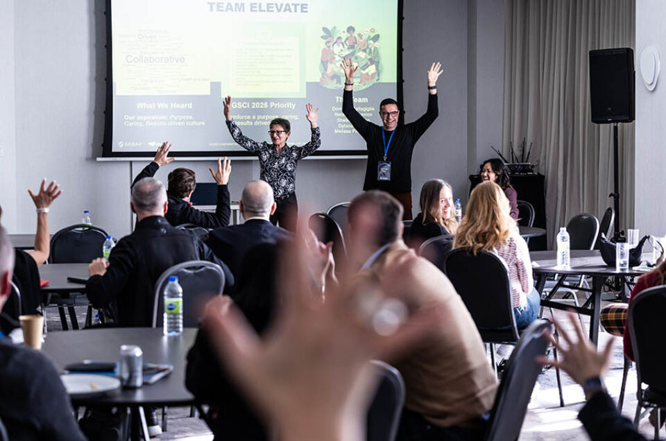 Motivational speakers at a Montreal conference