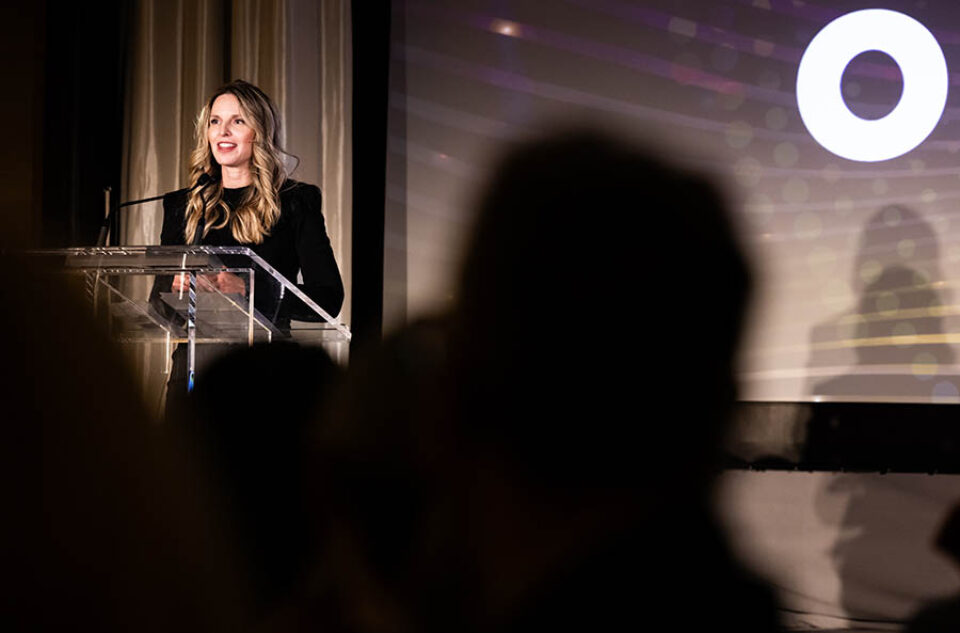 Gala awards presenter at a Montreal conference