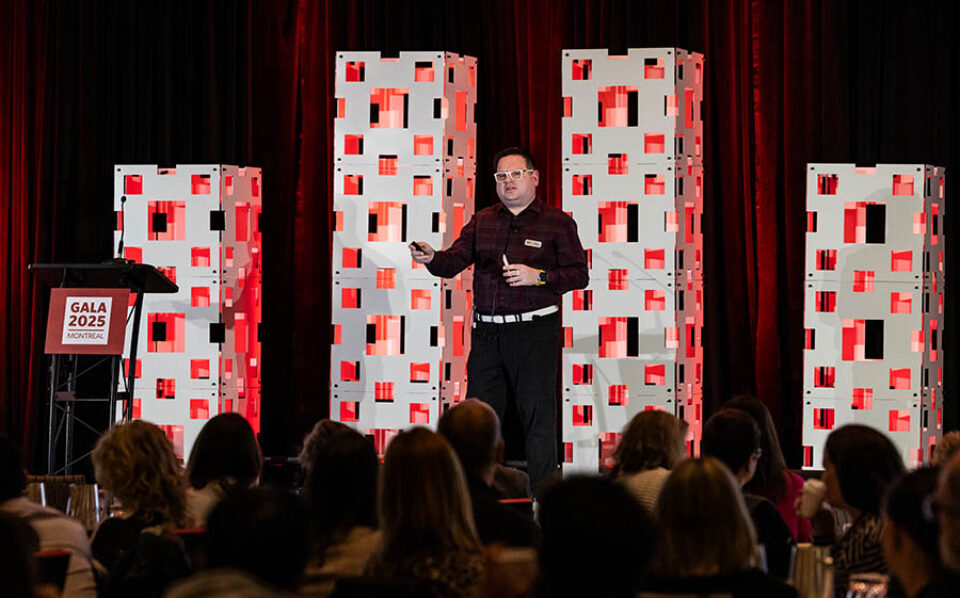Opening presentation, Montreal conference photography