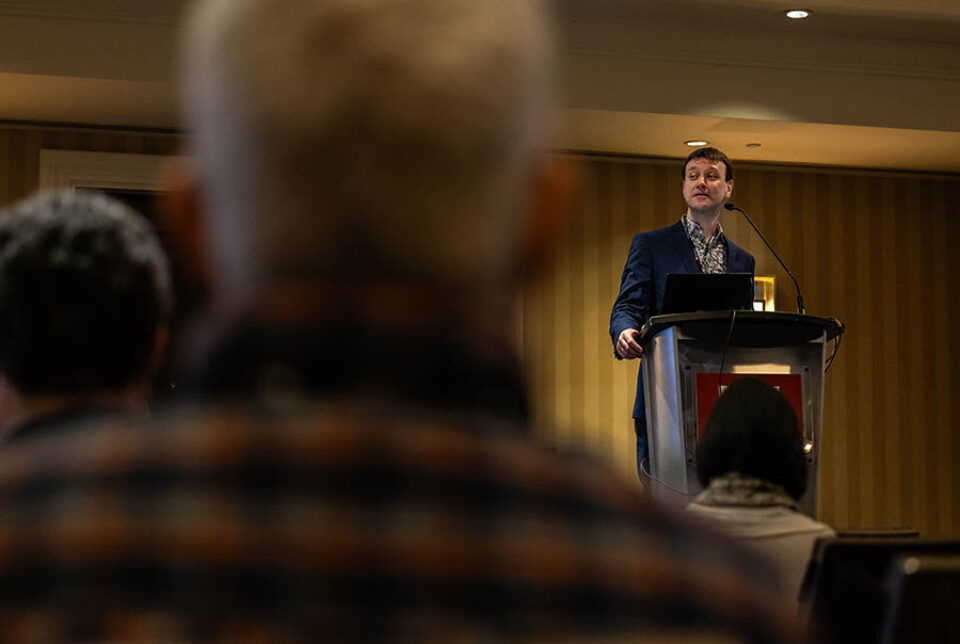 Breakout session presenter at conference in Montreal